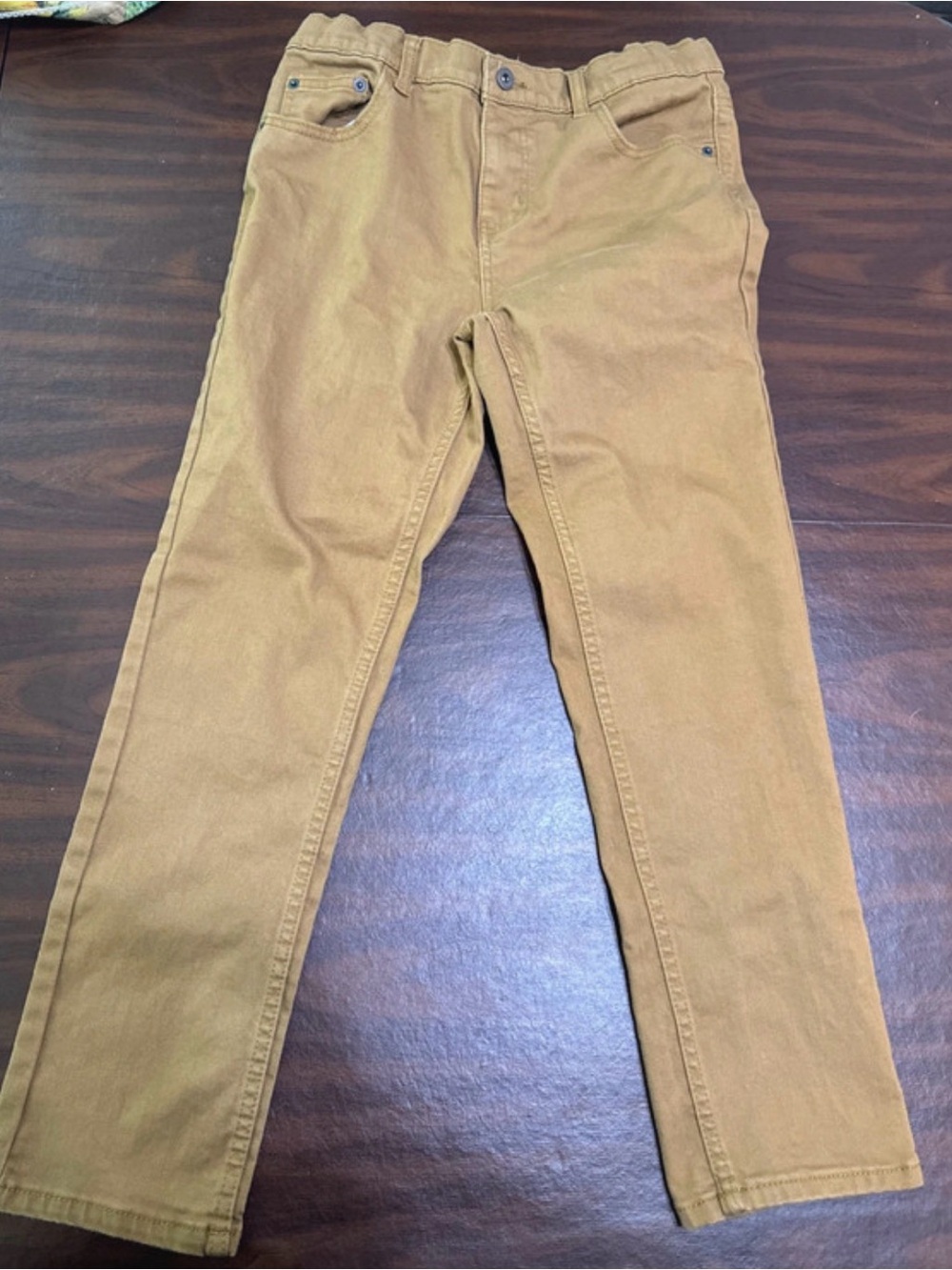 wonder nation Slim Husky Tan Pants